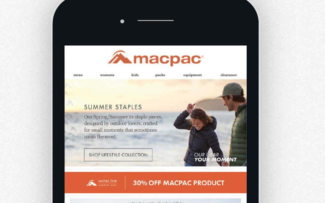 Macpac Email Marketing